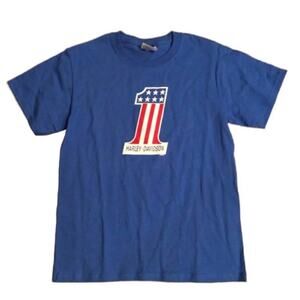 Harley Davidson Museum Boy's LG 14/16 #1 logo t-shirt